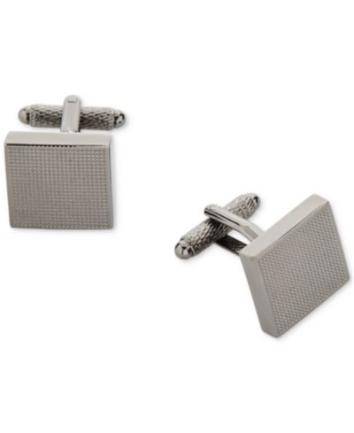 Perry Ellis Portfolio Men's Grid Cufflinks