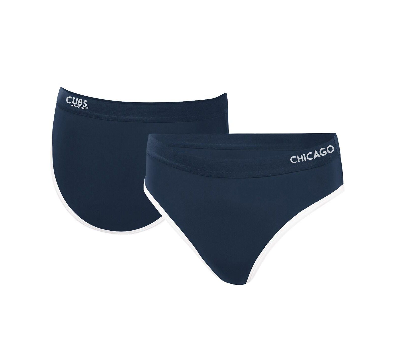Женские плавки бикини G-III 4Her by Carl Banks Chicago Cubs Southpaw, темно-синие