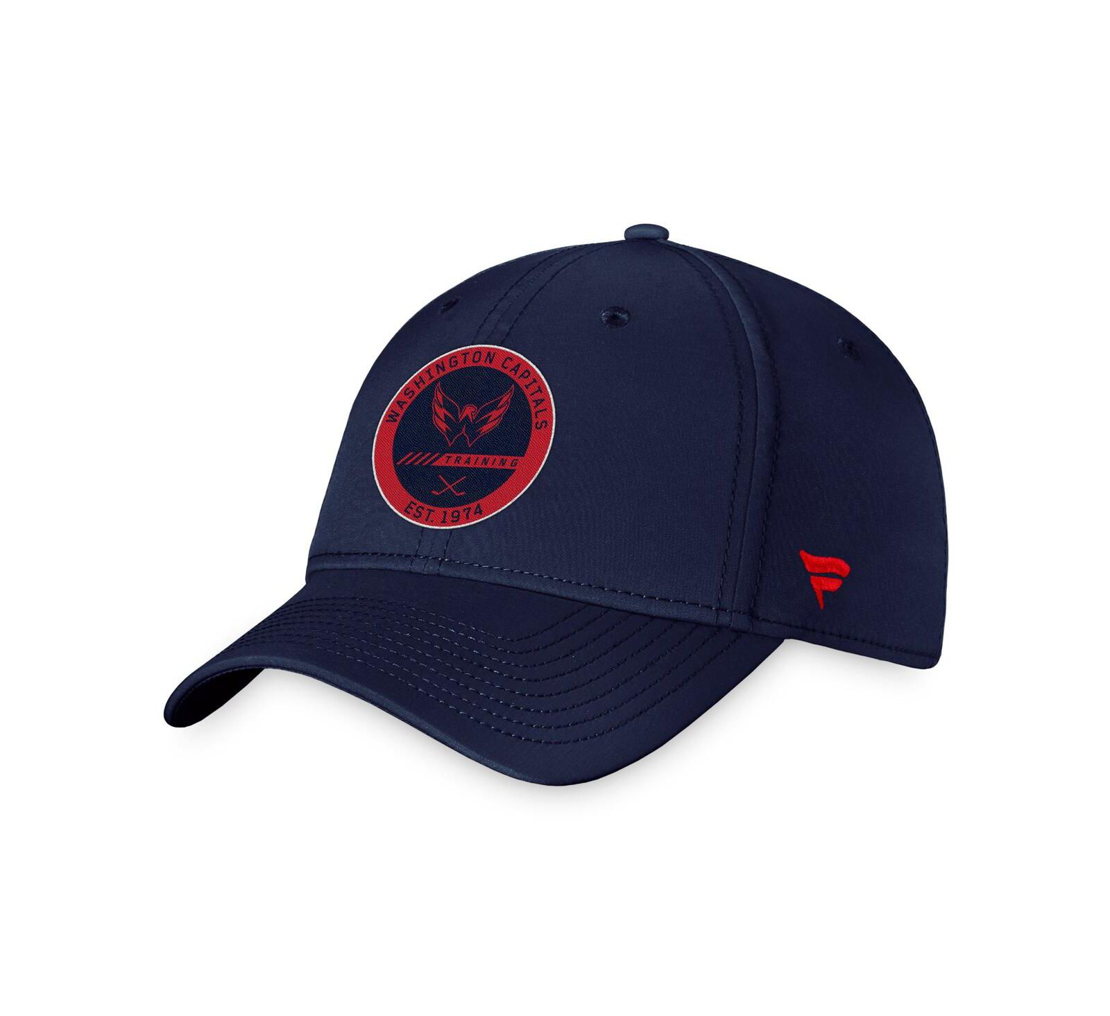 Мужская кепка Fanatics Navy Washington Capitals Authentic Pro Training Camp Flex