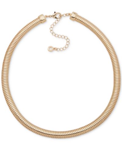 Золотая цепочка Anne Klein Omega Chain Collar 17" + 3" extender