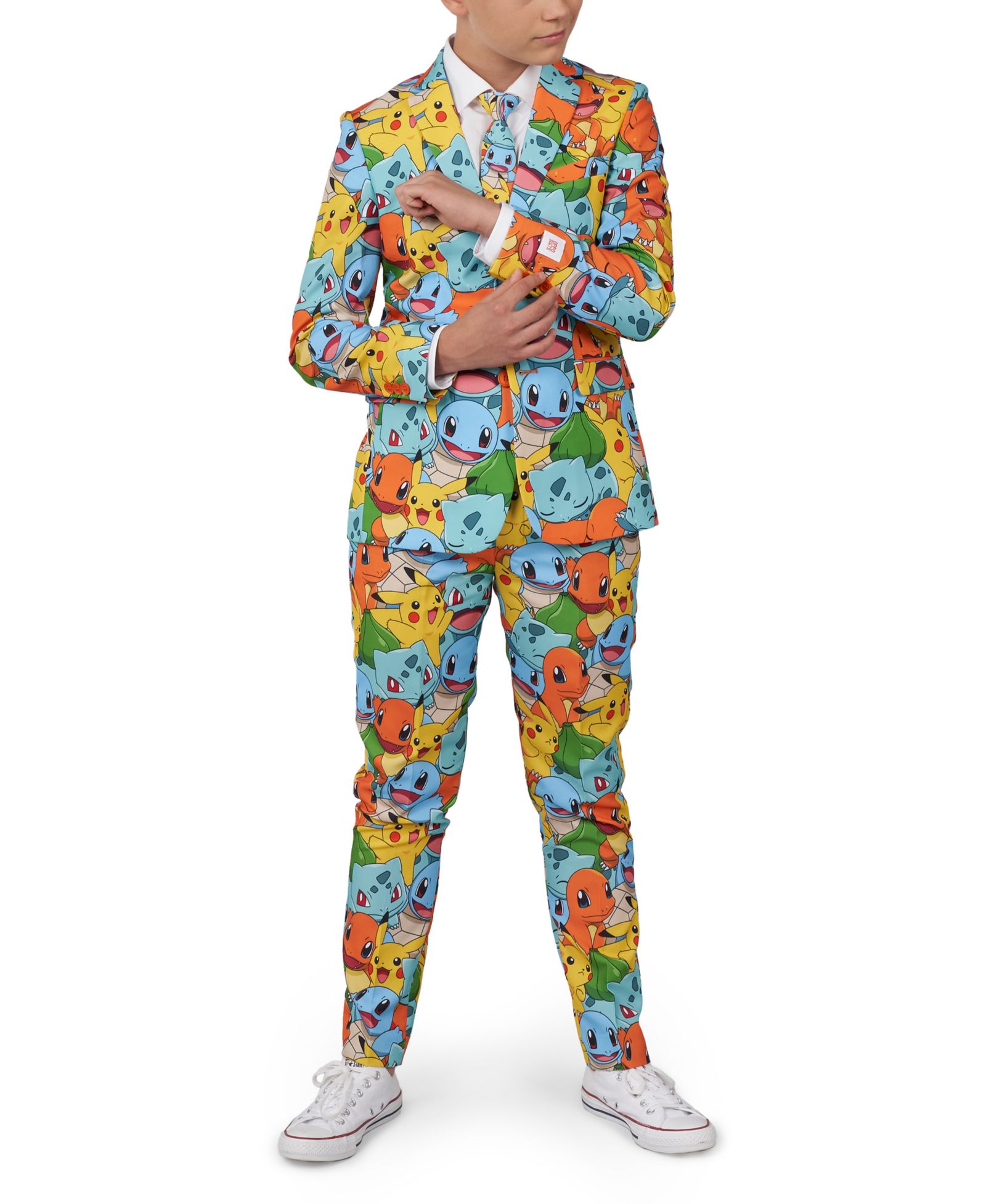 Костюм для мальчиков OppoSuits Pokemon, набор из 3 предметов (блейзер, брюки, галстук)