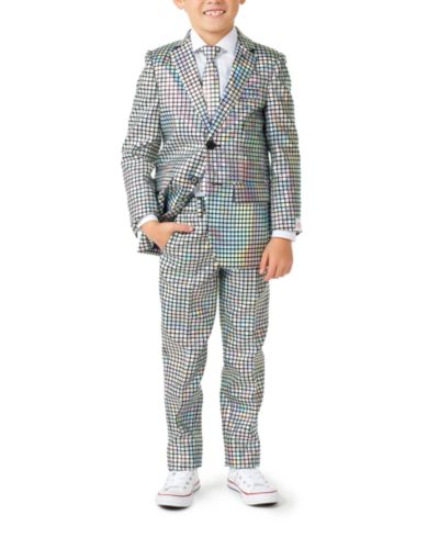 OppoSuits Детский Metallic Disco Ball Party Suit, 3-Piece Set