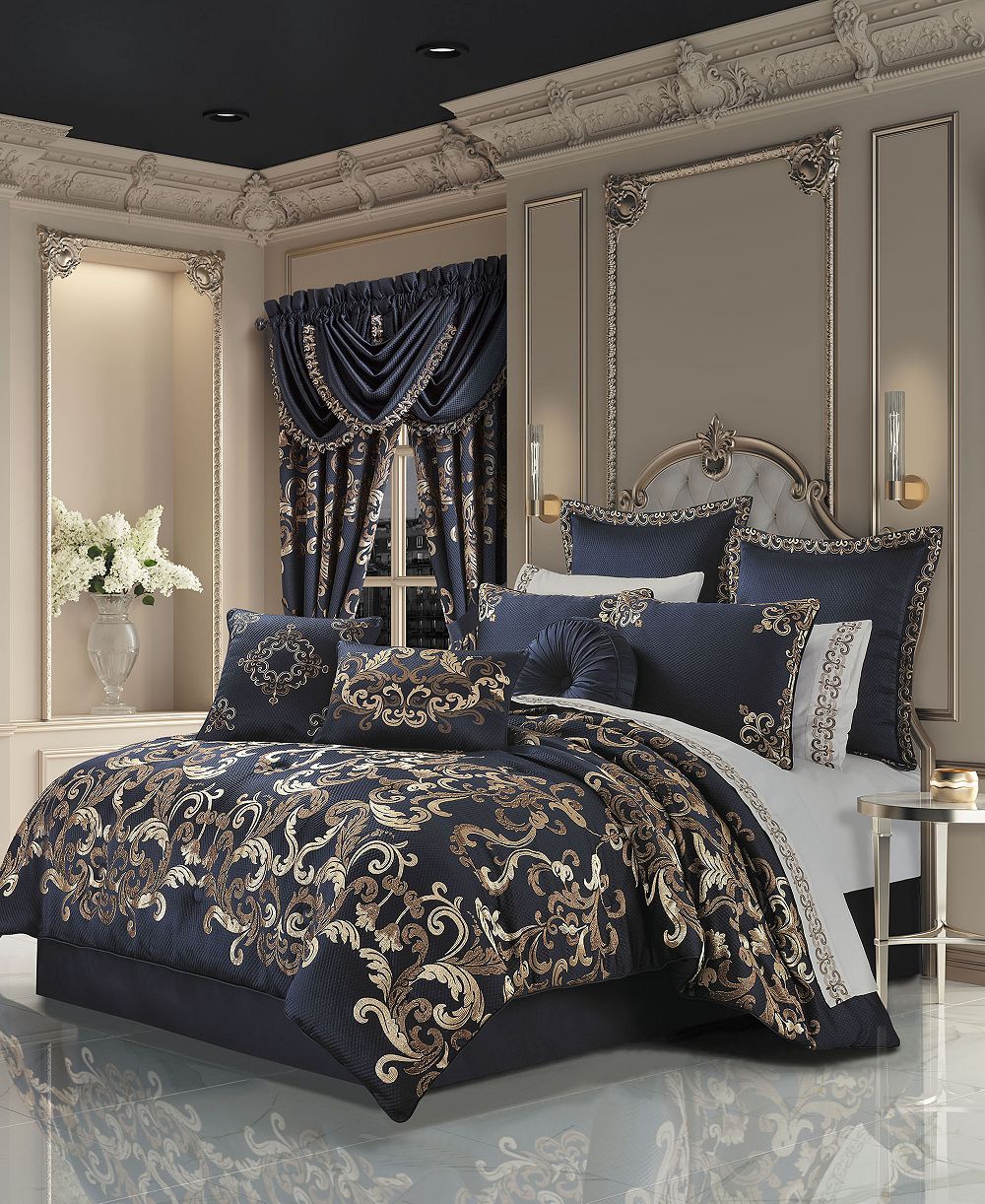 J Queen New York Caruso 4-Pc. Comforter Set, King