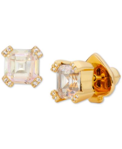 Серьги-гвоздики Kate Spade New York Pavé & Square Cubic Zirconia Stud Earrings