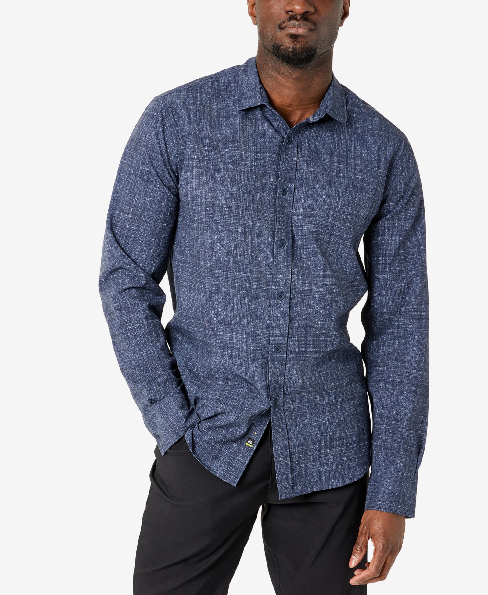 Мужская рубашка Kenneth Cole Slim Fit Performance