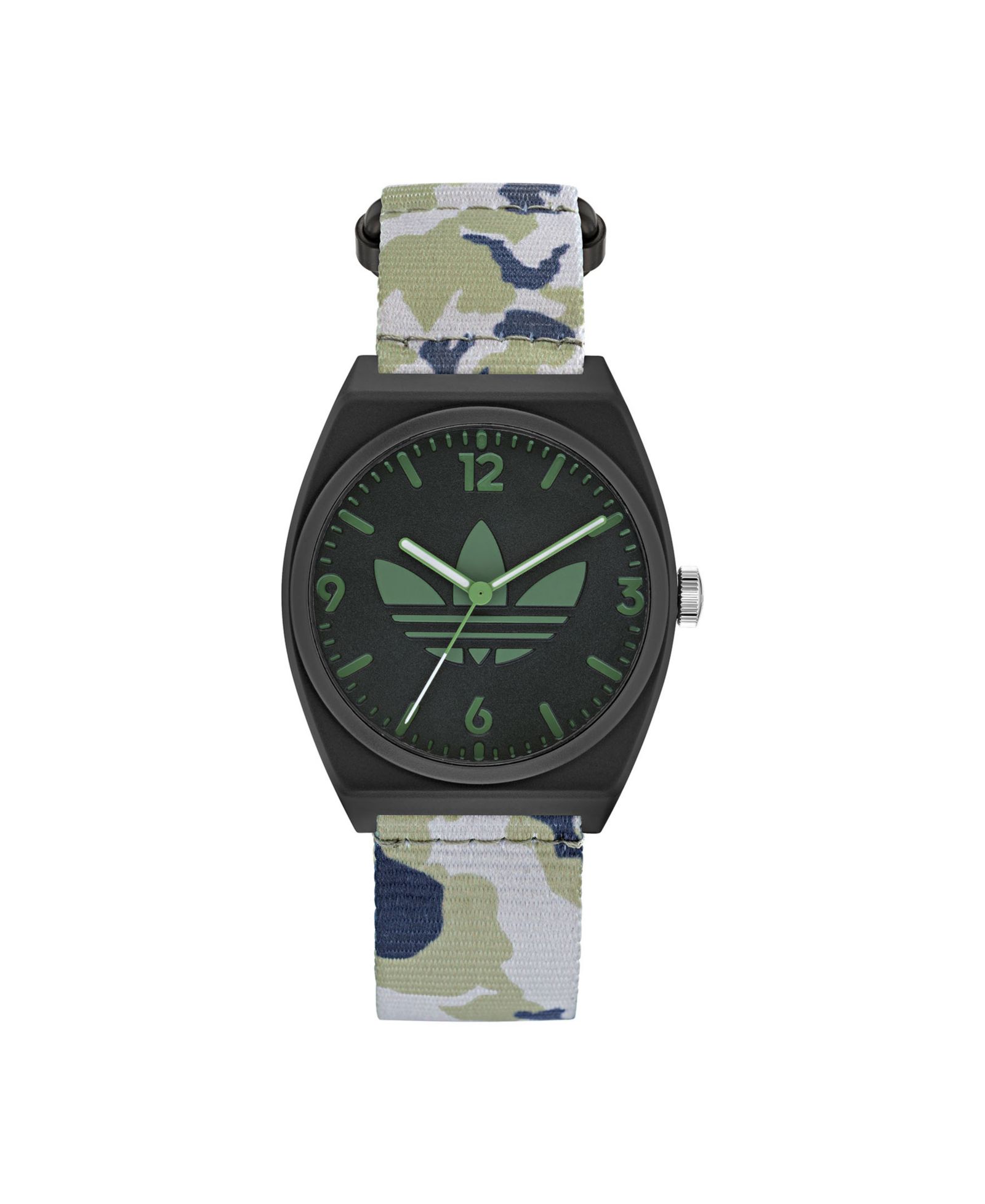 Часы adidas Three Hand Project Two Camo Fabric Fastwrap, 38mm, унисекс
