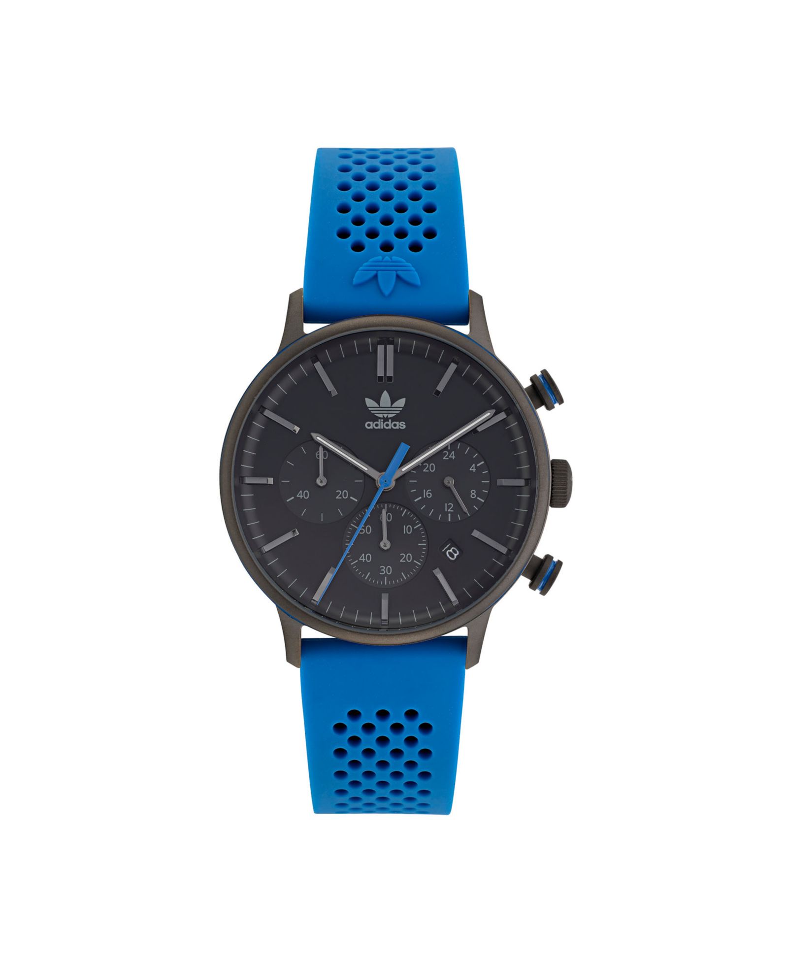 Часы adidas Unisex Chrono Code One Chrono Blue Silicone Strap 40mm