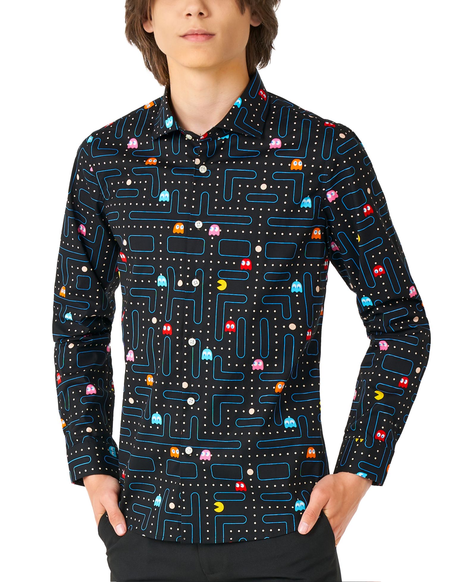 OppoSuits Рубашка PAC-MAN для мальчиков