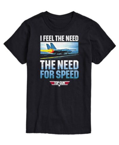 Мужская футболка AIRWAVES Top Gun Need For Speed с принтом