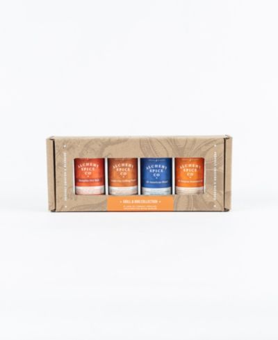 Alchemy Spice Grill & Barbecue Spice Blend Collection Gift Set, 4 Piece