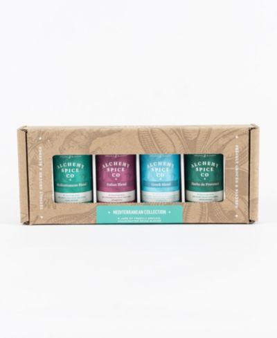 Alchemy Spice Mediterranean Spice Blend Collection Gift Set, 4 Piece