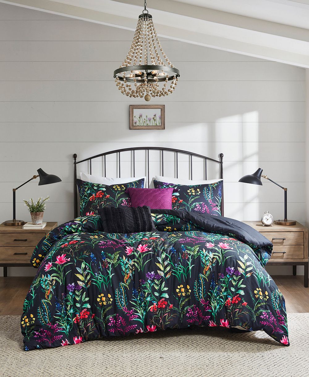 Набор покрывал Madison Park Tasha Floral 5-Pc., Full/Queen