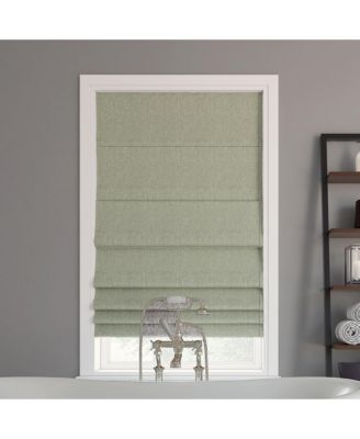 Бесшнуровая римская штора Sun Zero Pryer Textured Blackout