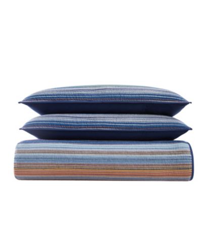 Комплект из 2 покрывал Brooklyn Loom Met Stripe Yarn Dye, Twin/Twin XL