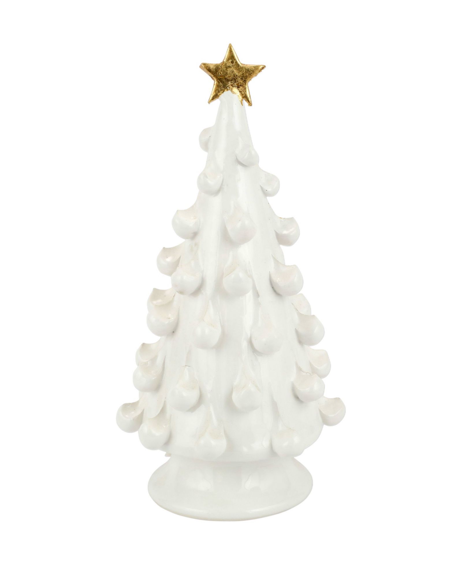 VIETRI Foresta Medium Tree with Gold Star