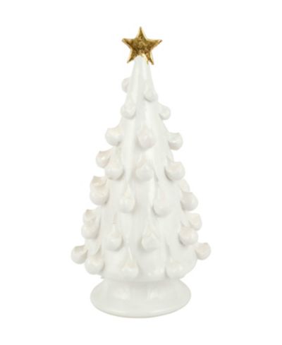 VIETRI Foresta Medium Tree with Gold Star
