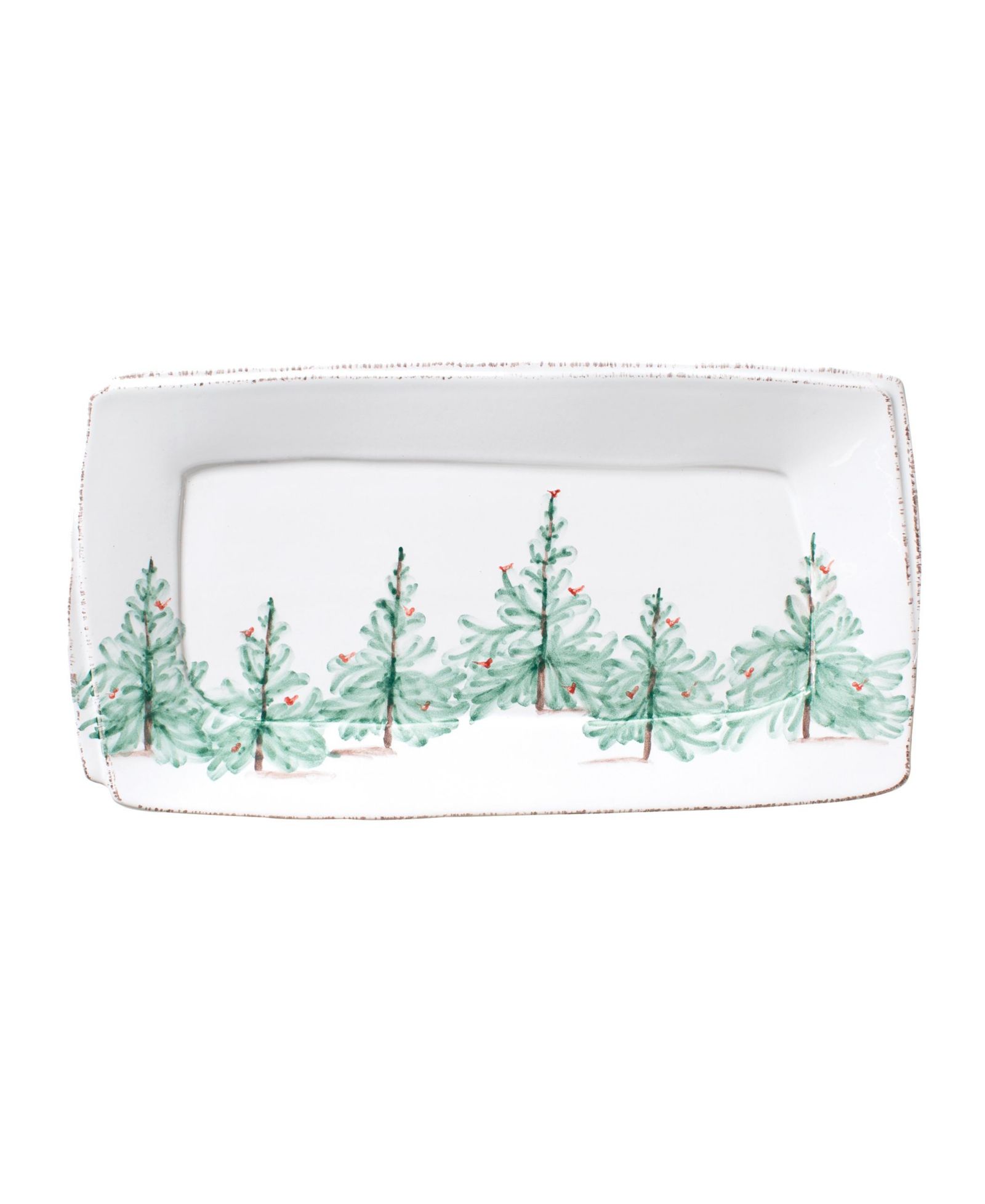 VIETRI Melamine Lastra Holiday Rectangular Platter 18"