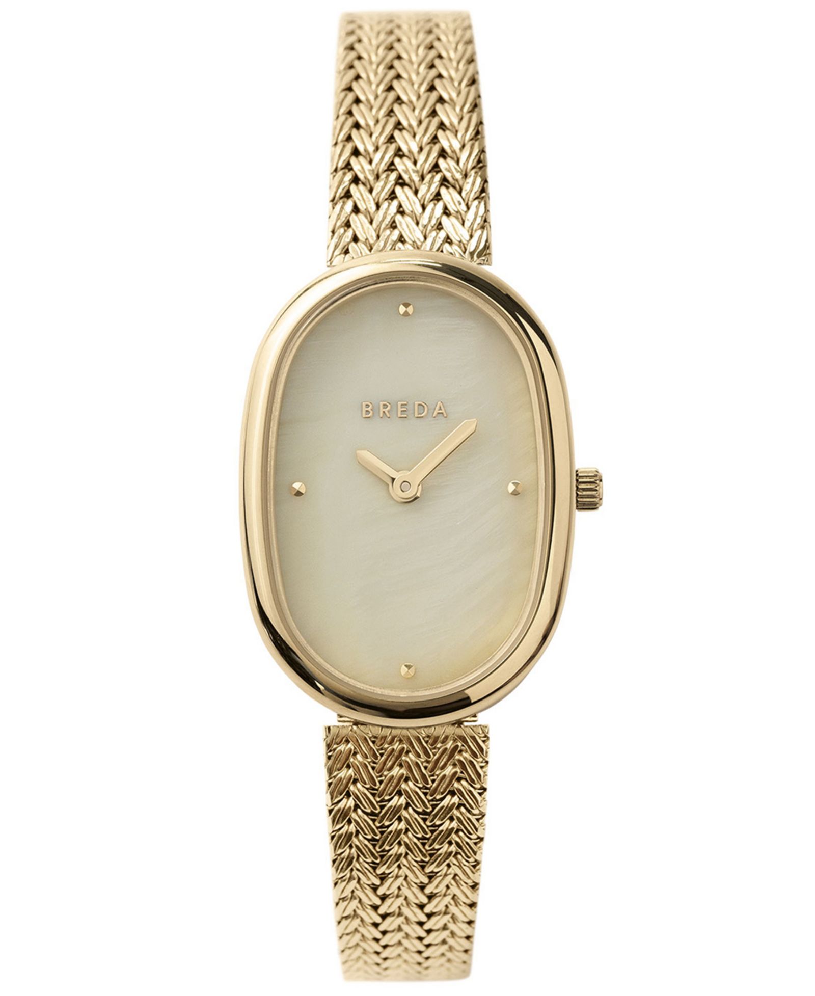 Женские часы BREDA 'Jane Tethered' Gold Mesh, 23mm