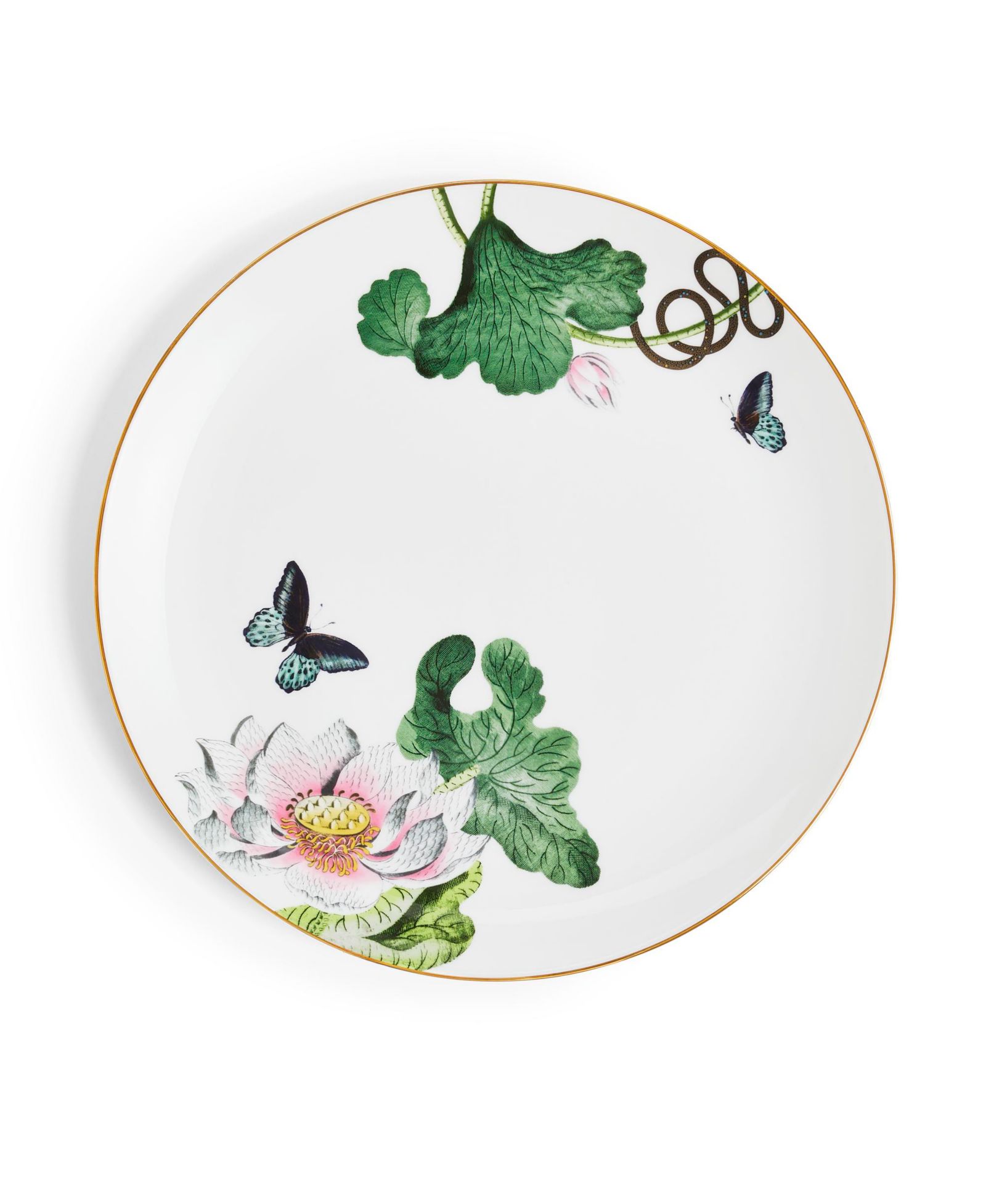 Wedgwood Waterlily обеденная тарелка 10.5"