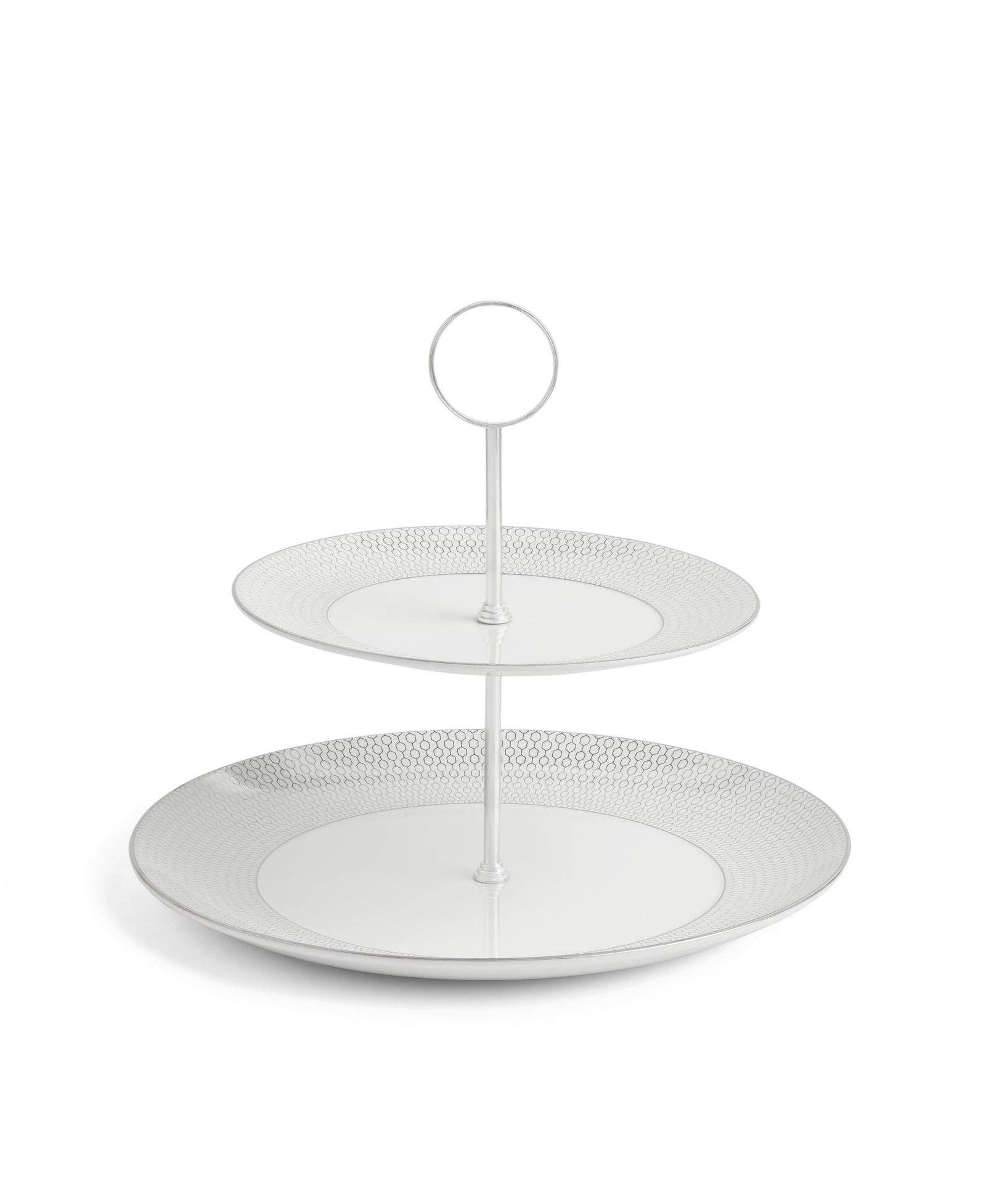 Подставка для торта Wedgwood Gio Platinum 2 Tier