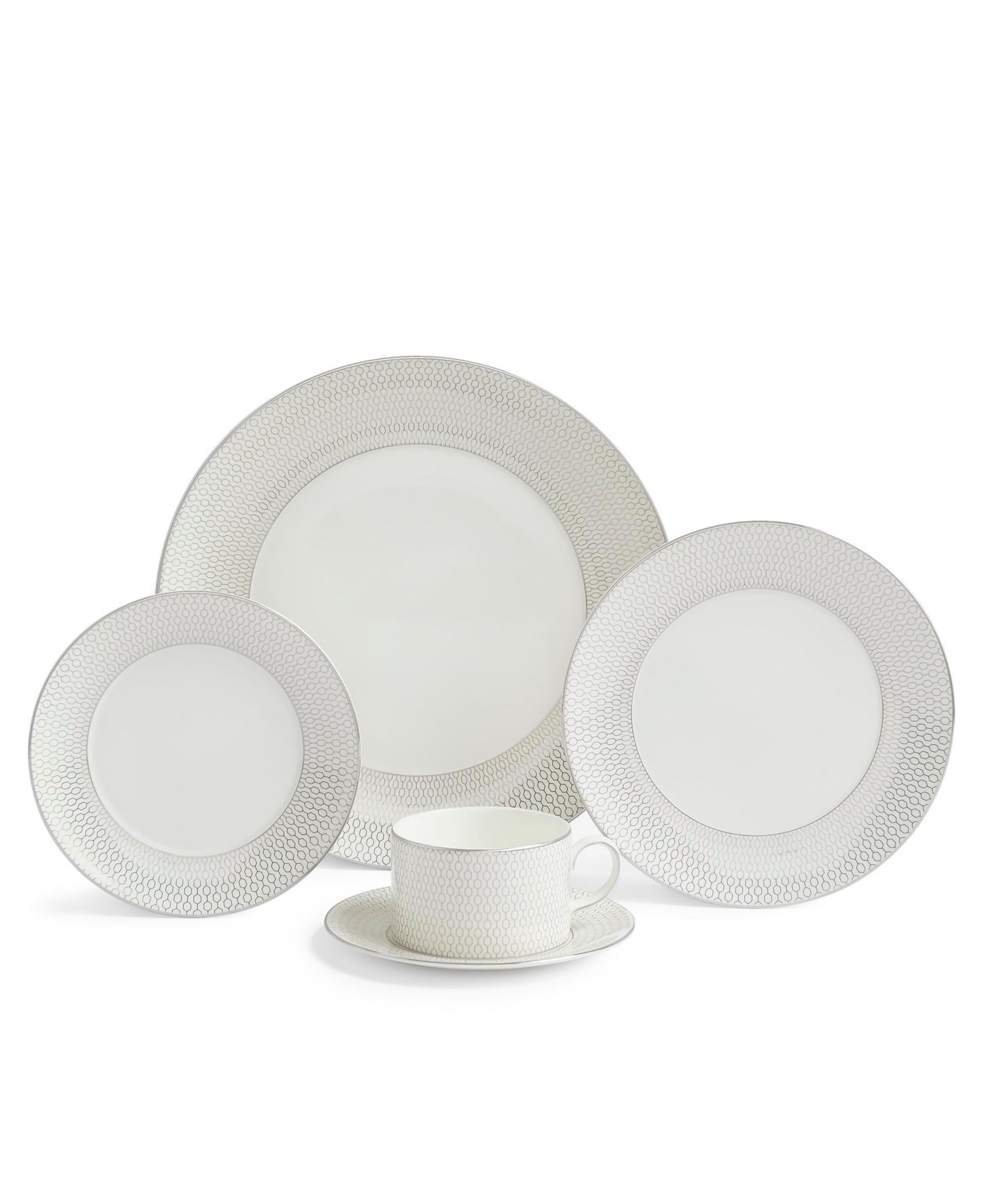 Wedgwood Gio Platinum сервировочный набор из 5 предметов