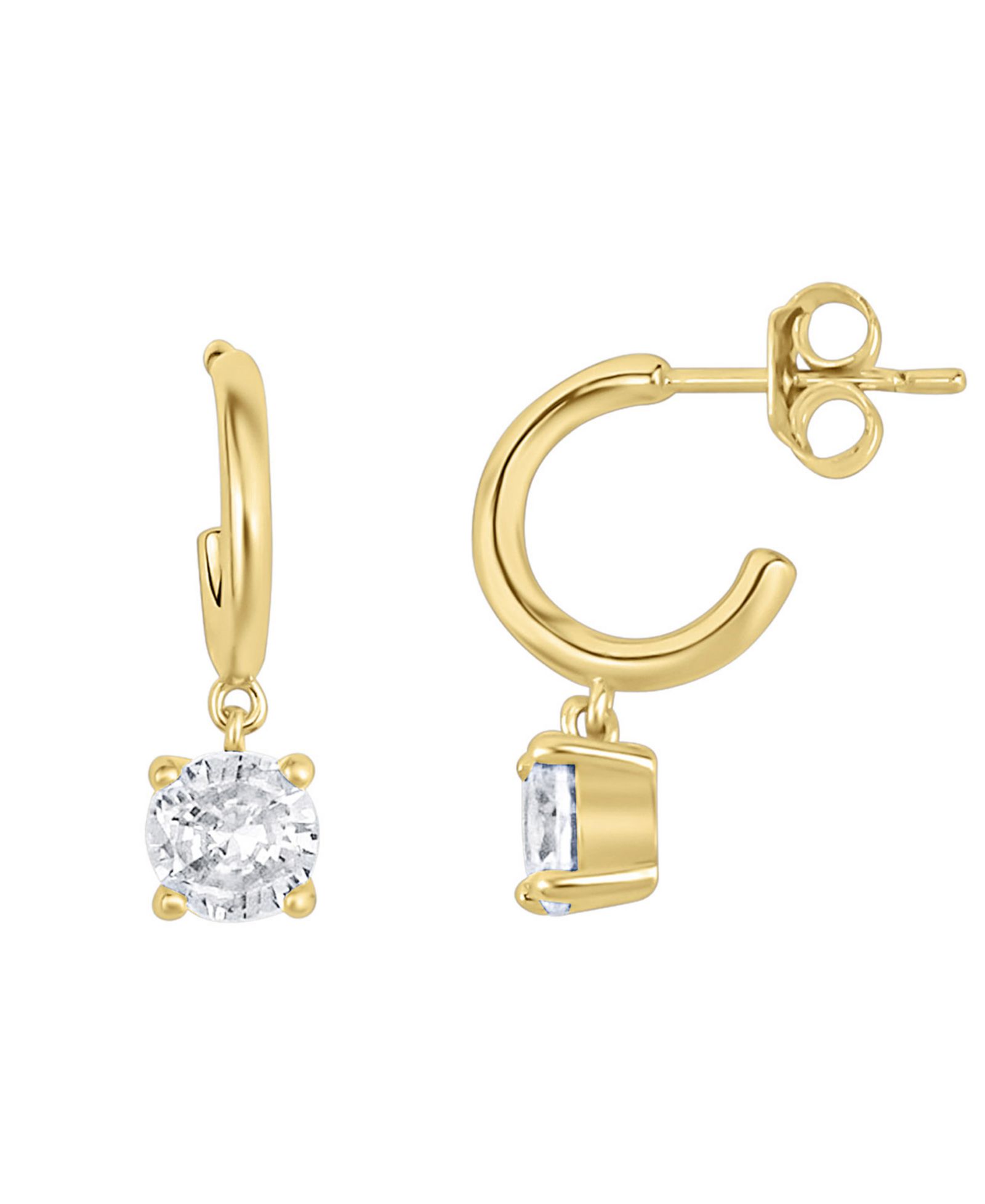 Серьги-кольца Cubic Zirconia C Hoop