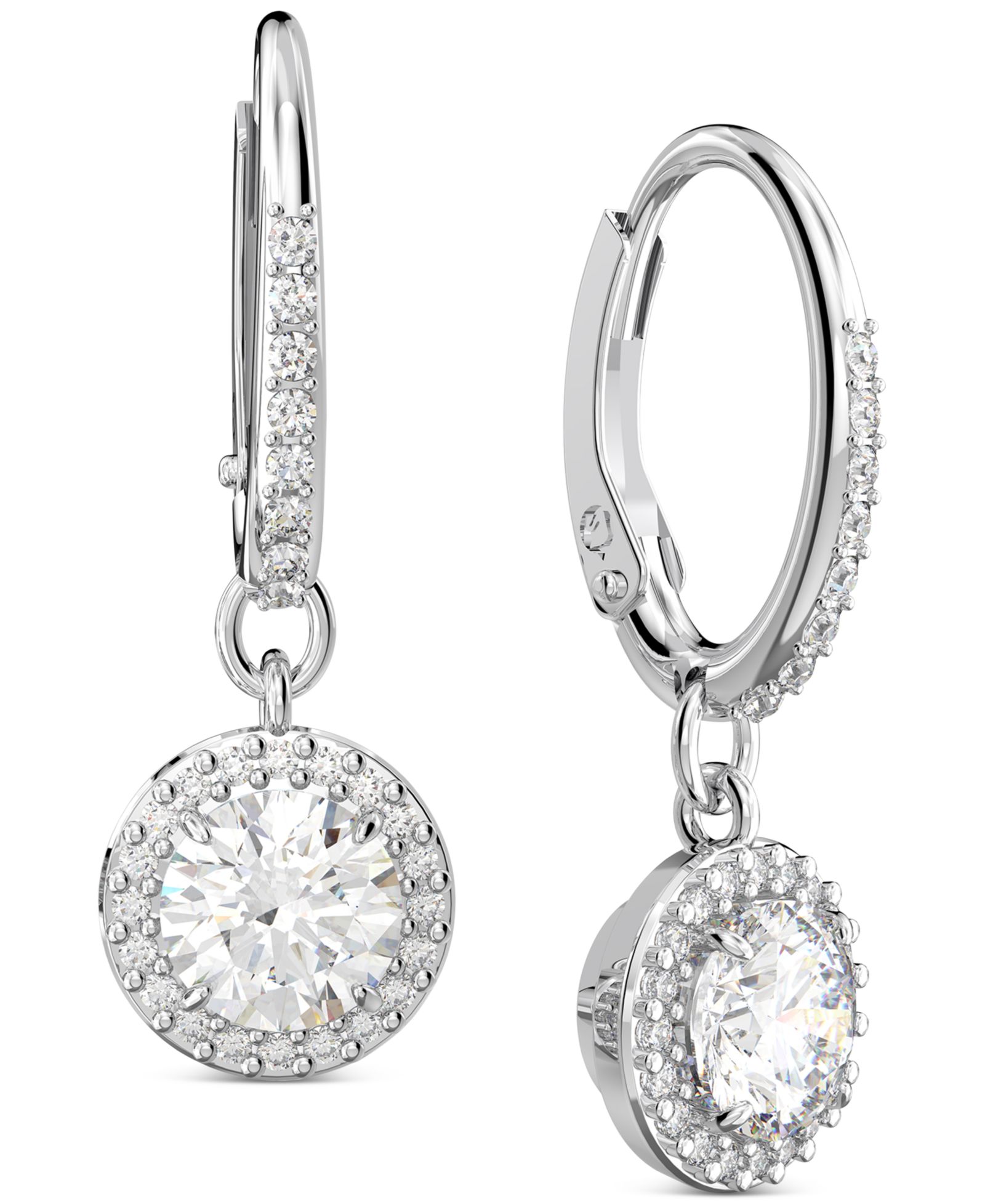 Серьги Swarovski Silver-Tone Constella Crystal Drop