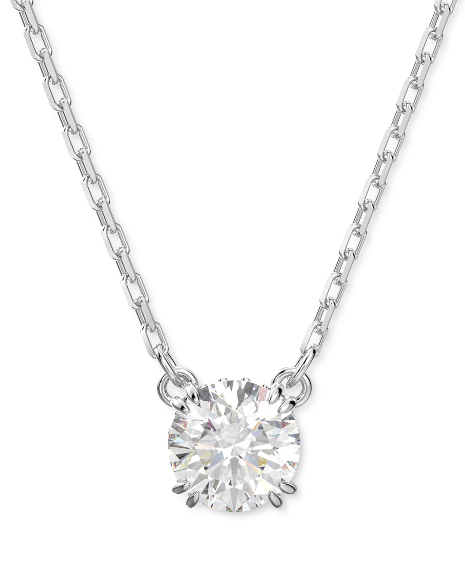 Подвеска Swarovski Silver-Tone Constella Crystal, 14-7/8" + 2" удлинитель