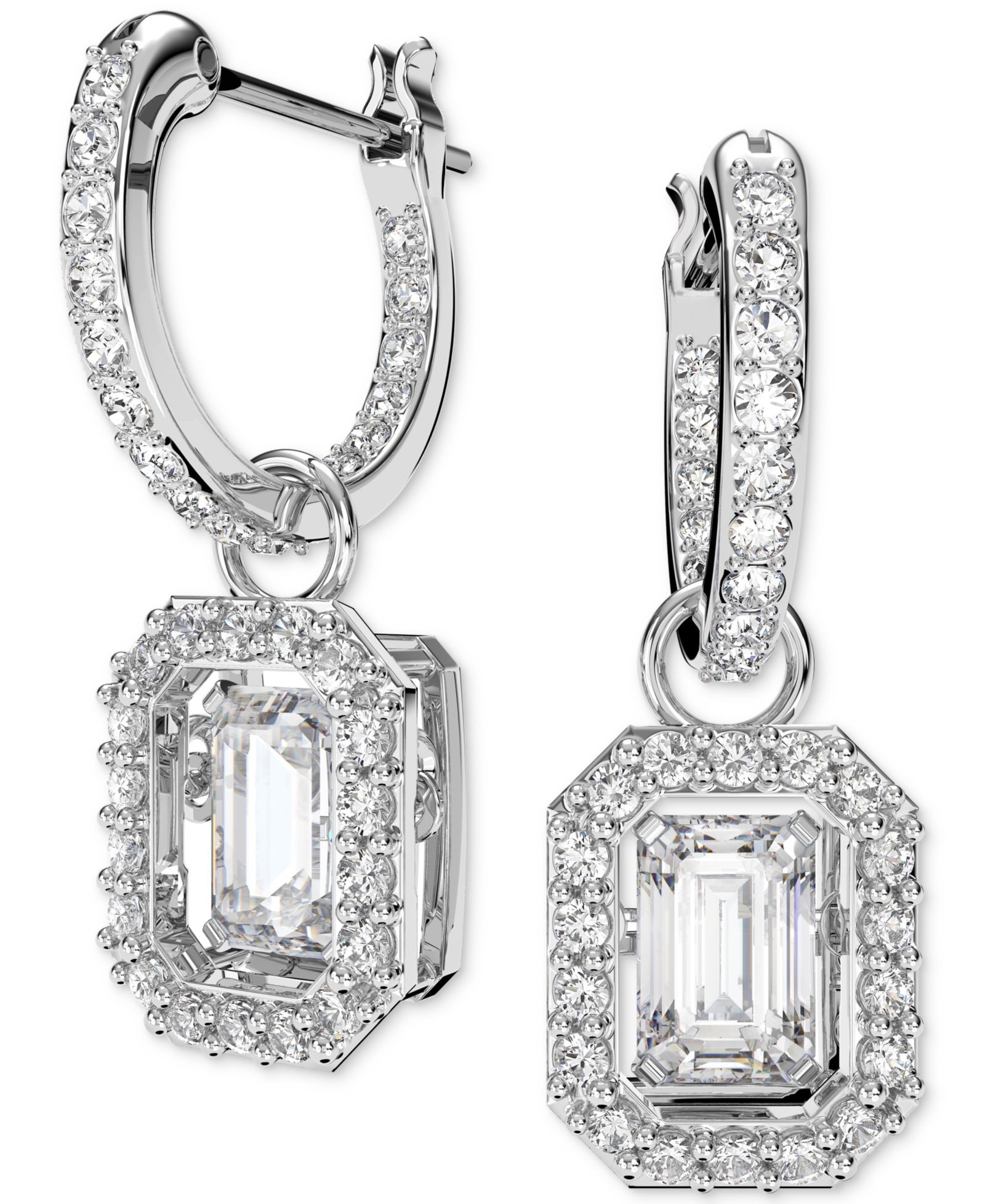 Swarovski серьги Millenia Crystal Drop Silver-Tone