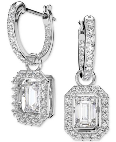 Swarovski серьги Millenia Crystal Drop Silver-Tone