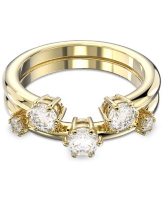 Комплект из 2-х колец Swarovski Constella Crystal