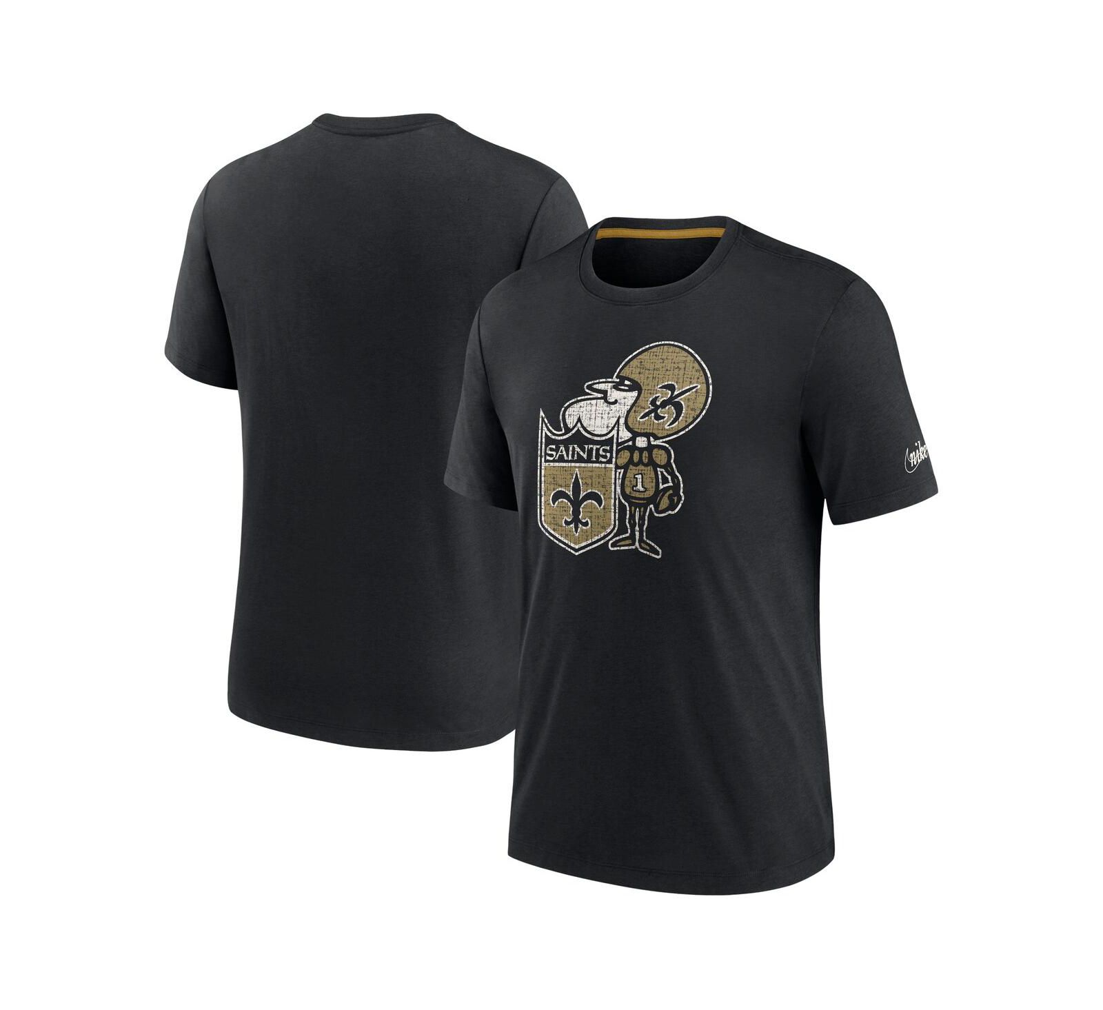 Nike Men's Black New Orleans Saints футболка Tri-Blend