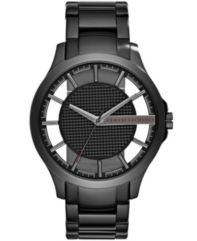 Часы A|X Armani Exchange Men's Black Stainless Steel Bracelet, 46mm