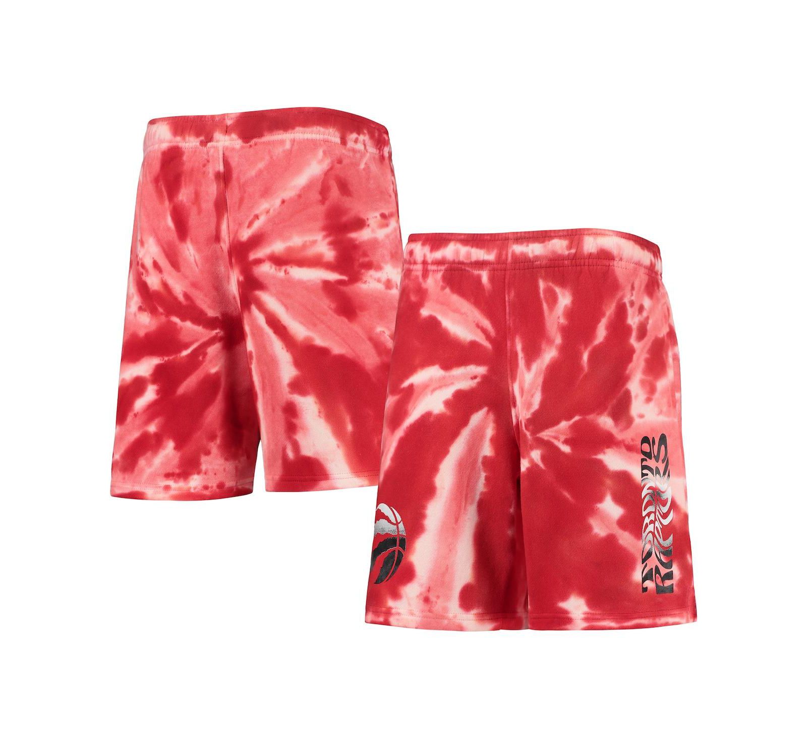 Outerstuff шорты Tie-Dye для мальчиков Red Toronto Raptors Santa Monica