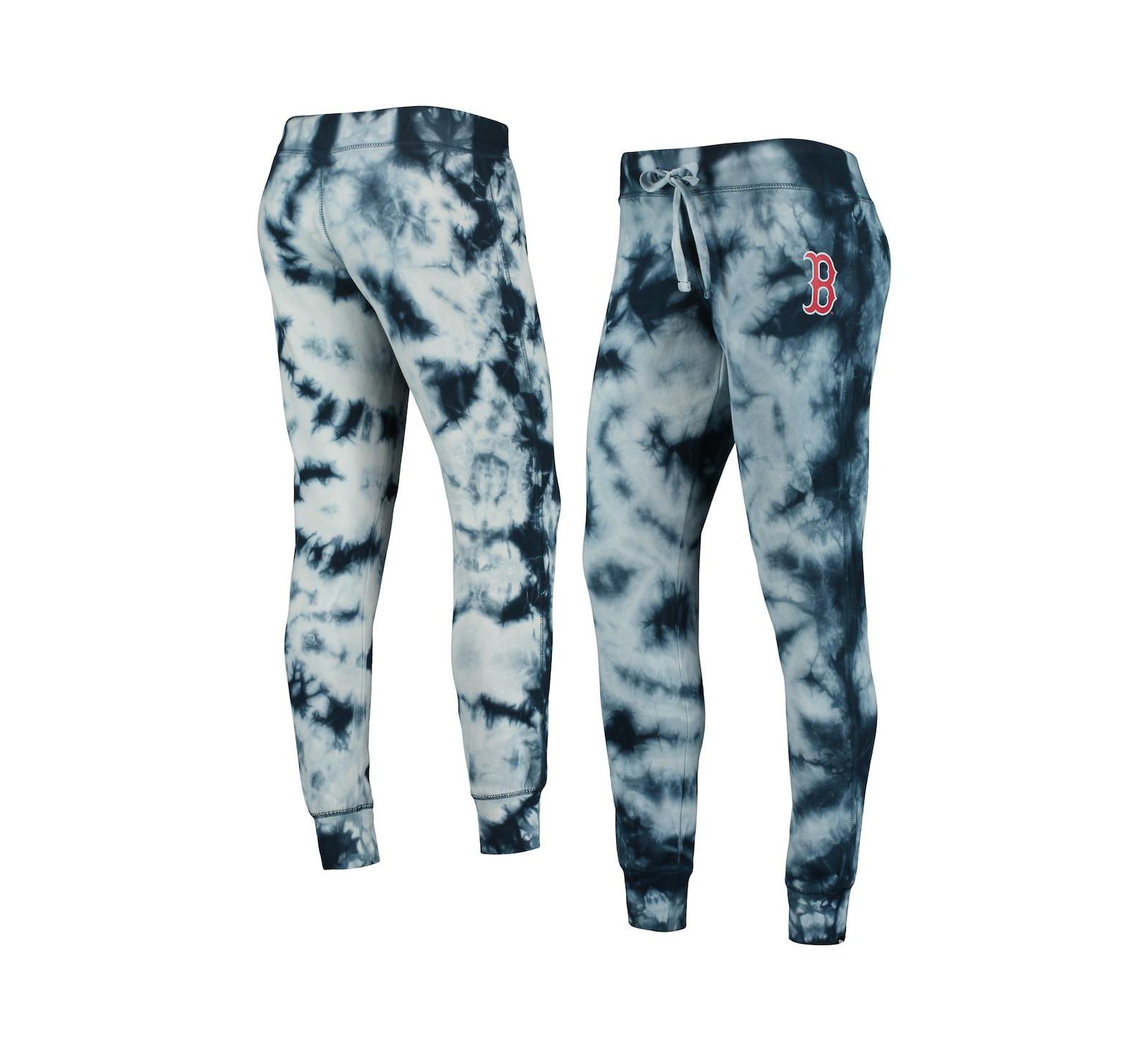 Women's New Era Navy Boston Red Sox Tie-Dye Jogger Pants