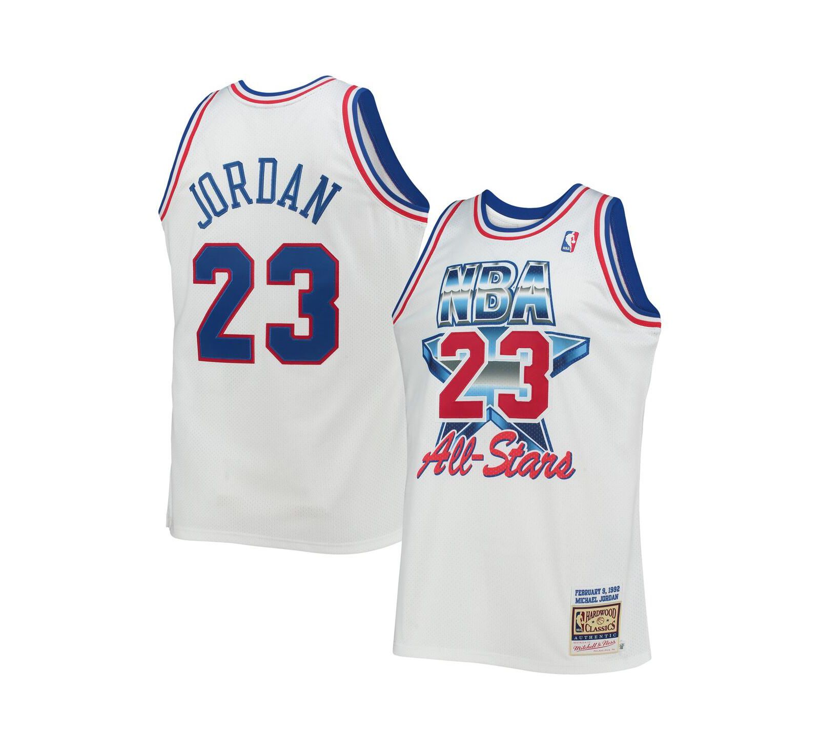 Мужская джерси Mitchell & Ness Michael Jordan White Eastern Conference Hardwood Classics 1992 NBA All-Star Game Authentic
