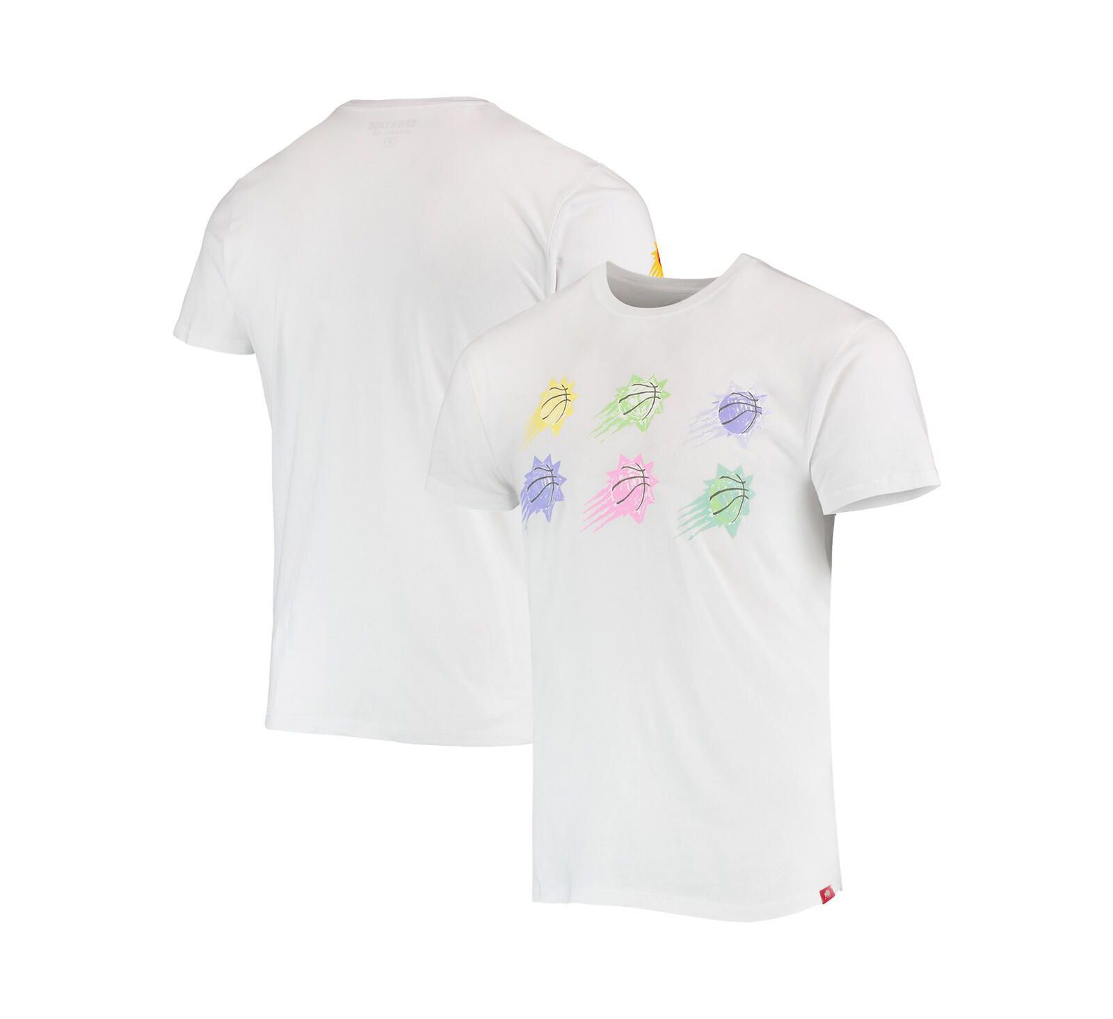 Мужская футболка Sportiqe White Phoenix Suns Street Capsule Bingham