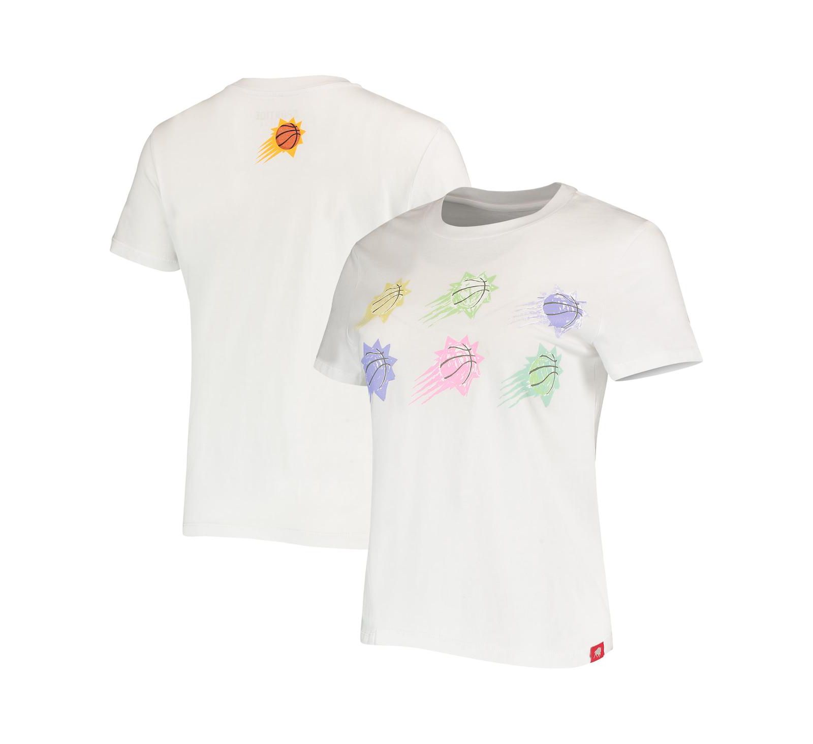 Женская футболка Sportiqe White Phoenix Suns Street Capsule Arcadia