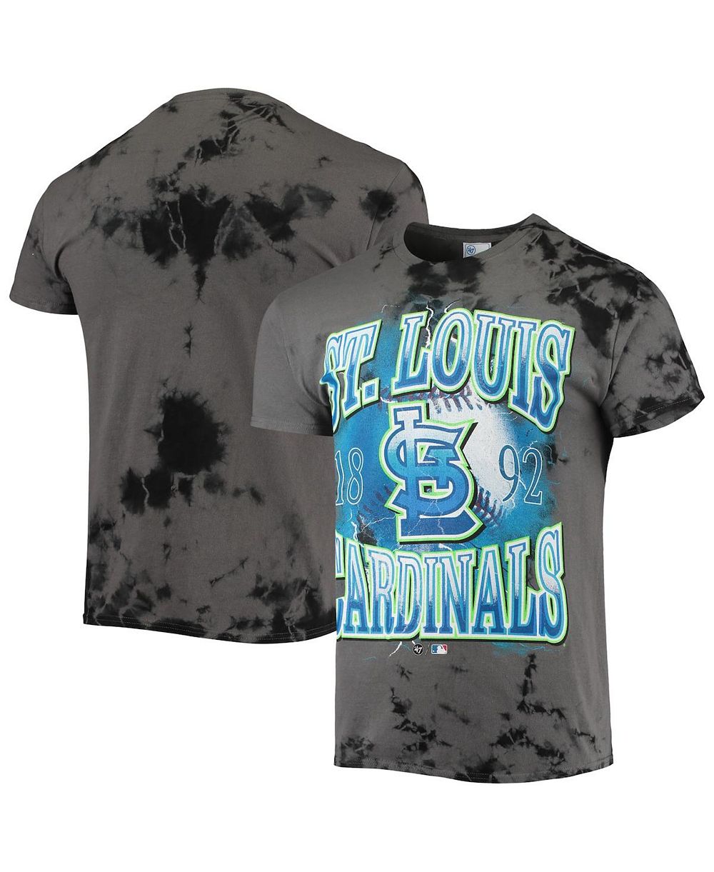 Мужская винтажная футболка '47 Charcoal St. Louis Cardinals