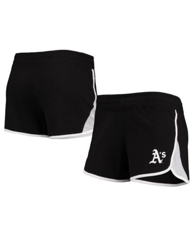 Женские шорты New Era из французского терри, Oakland Athletics, черные