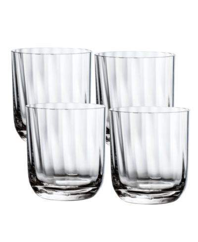 Villeroy & Boch Rose Garden Double Old Fashioned Glasses, Set of 4