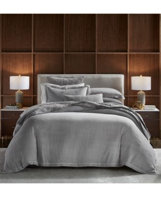 Hotel Collection Linen/Modal Blend 3-Pc. Comforter Set, King, Exclusively at Macy’s