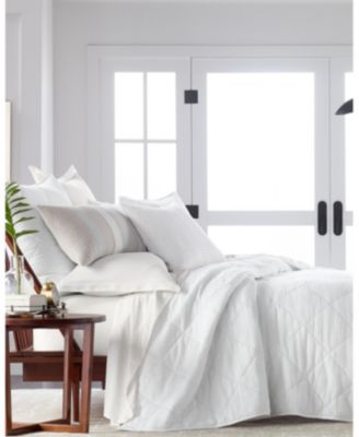Hotel Collection Dobby Diamond 3-Pc. Coverlet Set, King, Exclusively at Macy’s