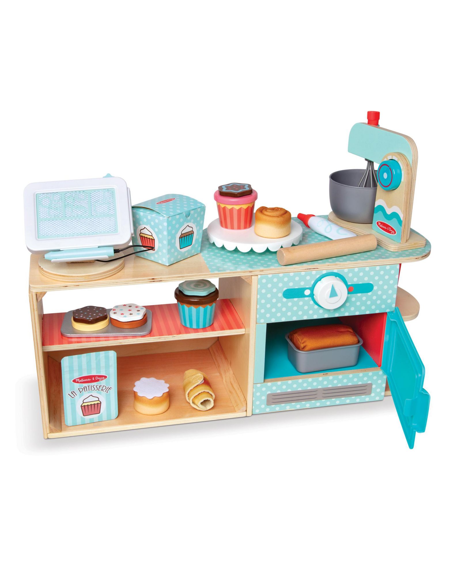 Деревянный набор Melissa and Doug Wooden La Patisserie Bakery 39 Piece Set