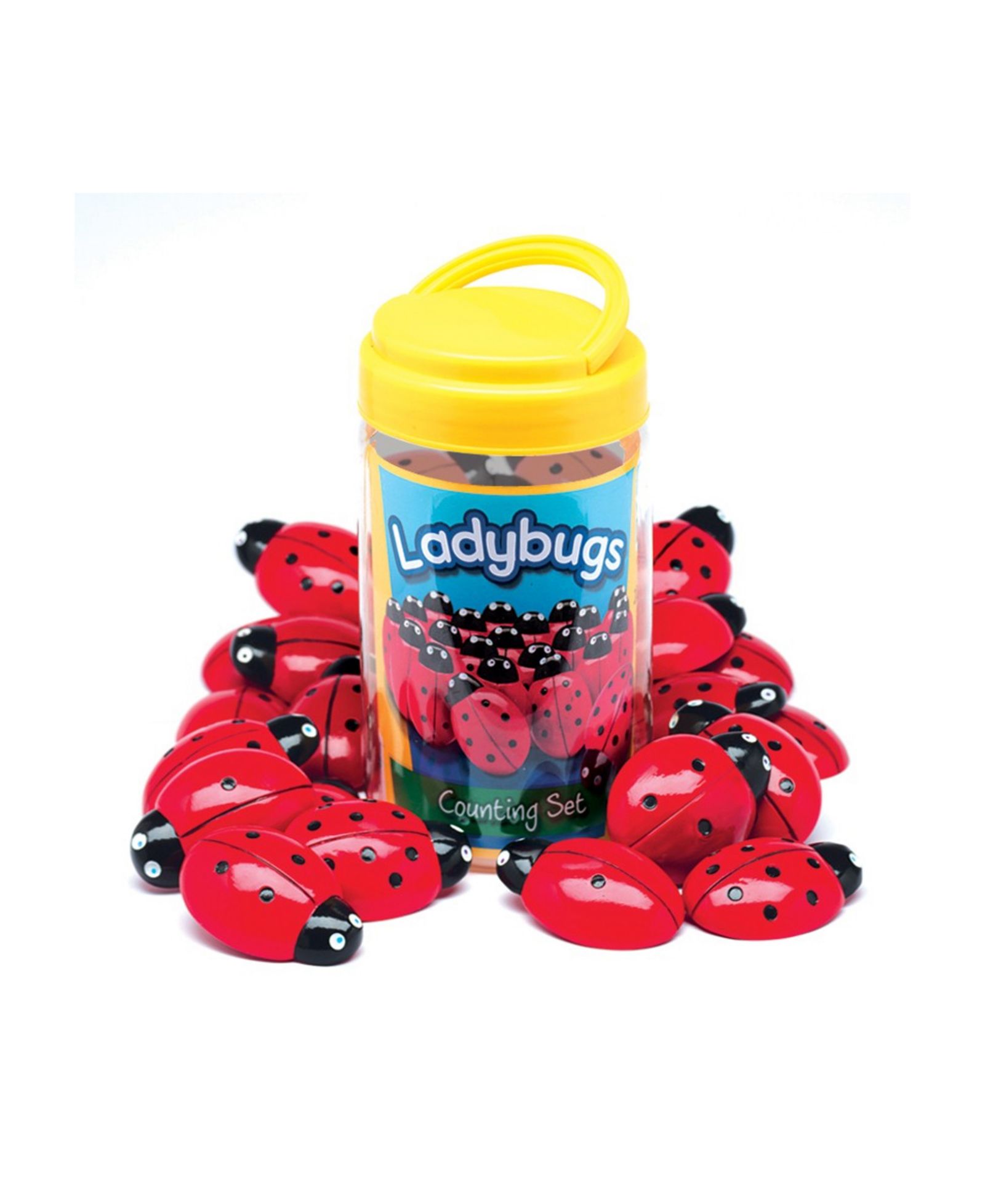 Набор для счета Yellow Door Ladybugs, 22 штуки