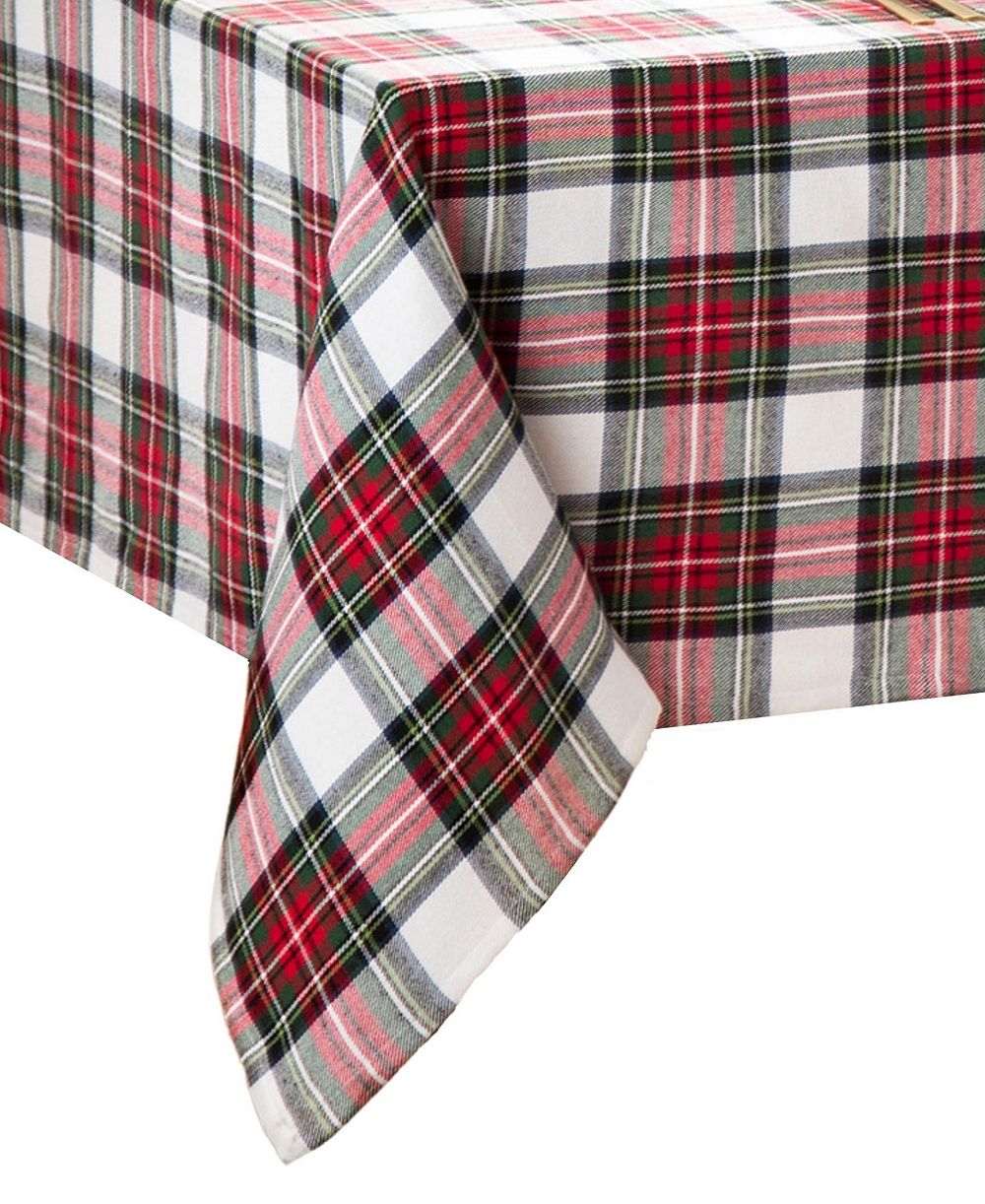 Скатерть Elrene Christmas Classic Holiday Plaid 120" x 60"