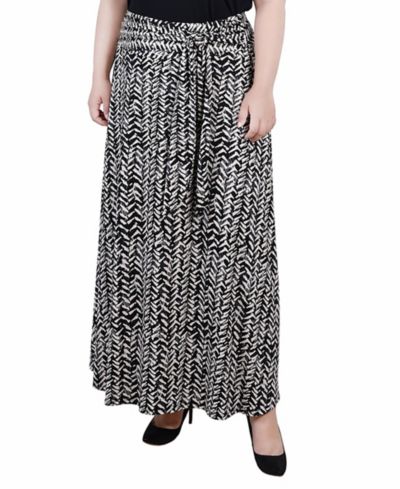 Юбка макси NY Collection Plus Size с поясом-лентой
