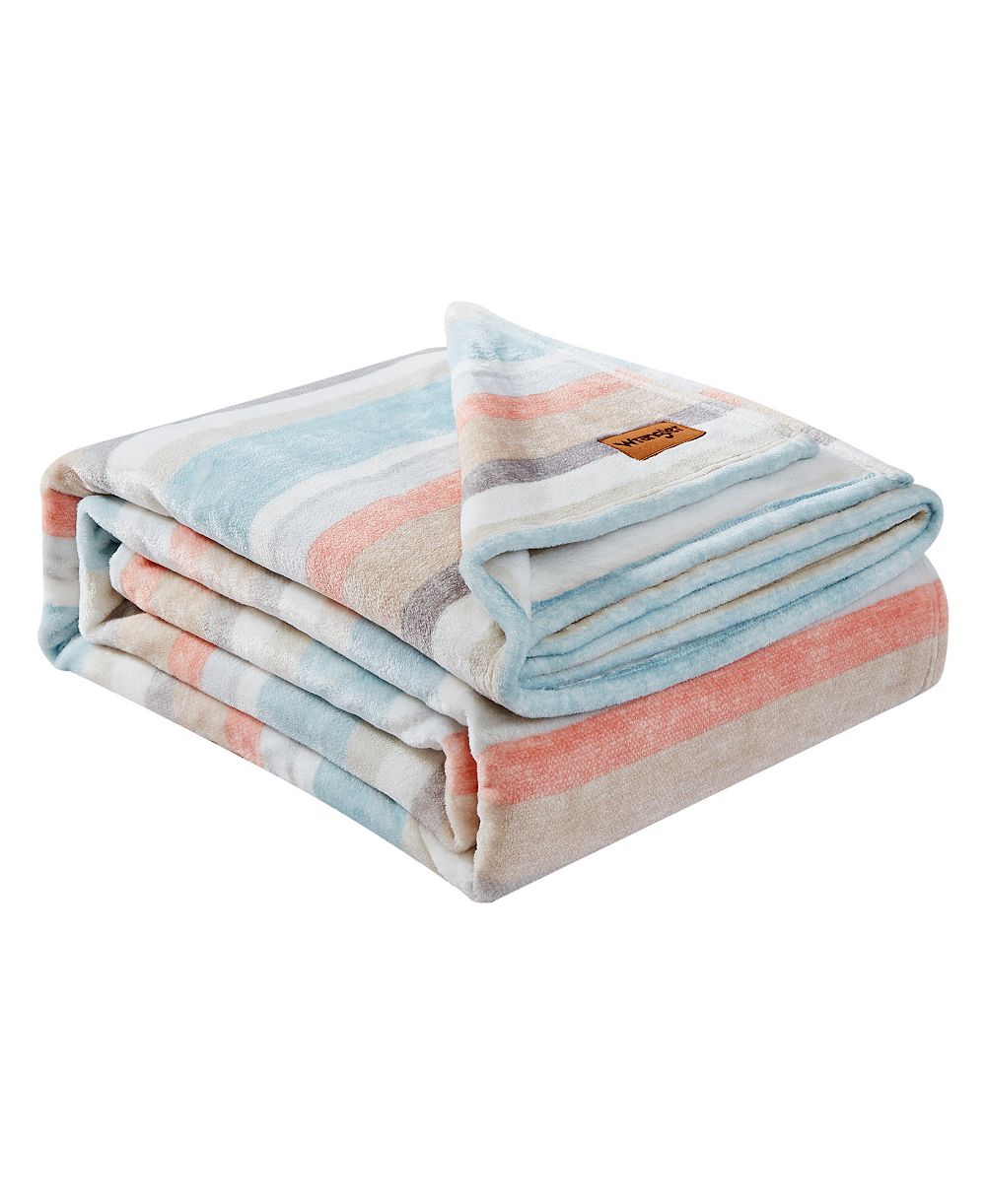 Wrangler Glen Canyon Stripe ультрамягкий плюшевый плед, King, в полоску