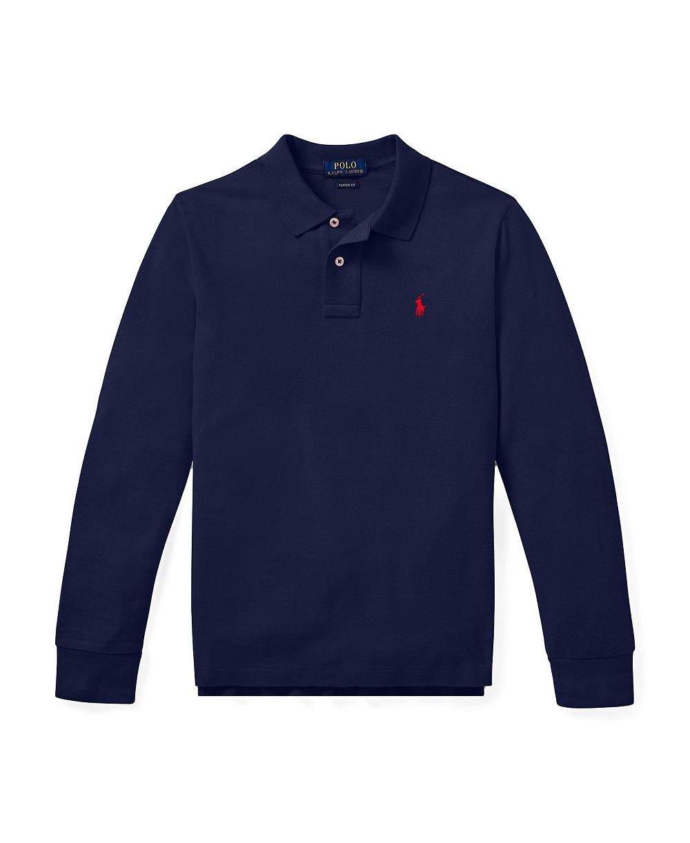 Polo Ralph Lauren рубашка поло с длинным рукавом для мальчиков