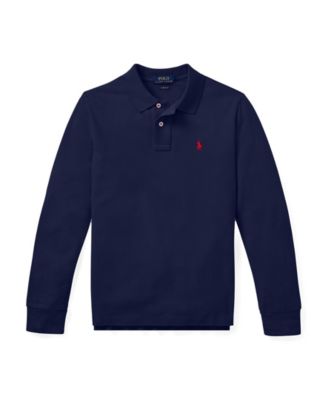 Polo Ralph Lauren рубашка поло с длинным рукавом для мальчиков